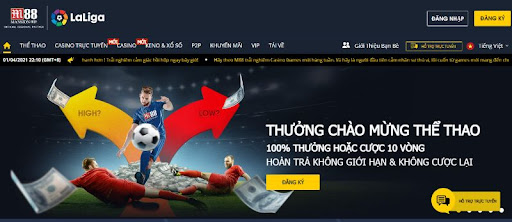 M88 mang đến nhiều loại kèo cược đa dạng cho cược thủ